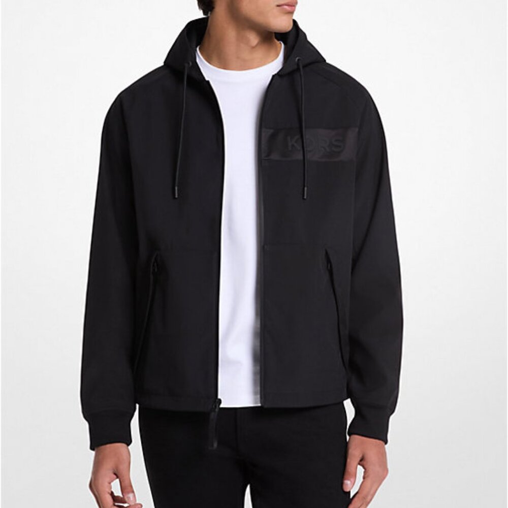 Michael Kors Tigres Hooded Black Jacket